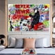 thumbnail image 2 of Mickey Mouse And Donald Duck Posters And Prints Graffiti Disney Figure Painting Wall Pictures Abstract Colorful Canvas Decor40x50cm No Frame Gao Jinjia LED, 2 of 2