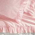 thumbnail image 4 of The Pioneer Woman 4-Piece 300 Thread Count Pink Printed Cotton Bed Sheet Set, King, 4 of 7