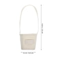 thumbnail image 2 of Toyvian Reusable Canvas Coffee Cup Sleeve Cover - Handbag Accessory for and Cold Beverages, 2 of 5
