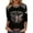Navy, variant on Women's T-Shirts America 250 Patriotic Eagle Graphic Crew Neck 3/4 Sleeve 1776–2026 Anniversary Top