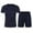 Navy, variant on Antinious Going Out Outfits for Men,Summer Outfits for Men,Track Suits for Men Set Solid Casual Pocket Drawstring Shorts Short Sleeve Round Neck Beach Set,Navy,XXXL