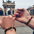 thumbnail image 3 of Eosunjian Unisex Constellation Bracelet Natural Agate Beads Elastic Strap Zodiac Star Sign Distance Friendship Prayer Blessing Bracelet Good Luck Wrist Jewelery Holiday Gift Capricorn 19cm, 3 of 13