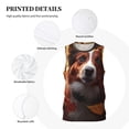 thumbnail image 3 of Sikiie Cute Maple Leaf Puppy Basketball Jersey Reversible Men's Mesh Athletic Sports Shirts Training Practice S-4XLLarge, 3 of 6