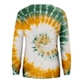 thumbnail image 4 of Bovemsi Womens Sweatshirts Women's Tie Dye Pattern Plus Size Fashion Tops Long Sleeved Fall Fashion Outfits 2025 Clothes, 4 of 5