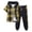 Yellow, variant on BLVB Boys Clothes Sets Plaid Short Sleeve Hooded Button Shirt and Jogger Pants for Toddler Kids Fall Outfits(Red AA1,7-8Years)
