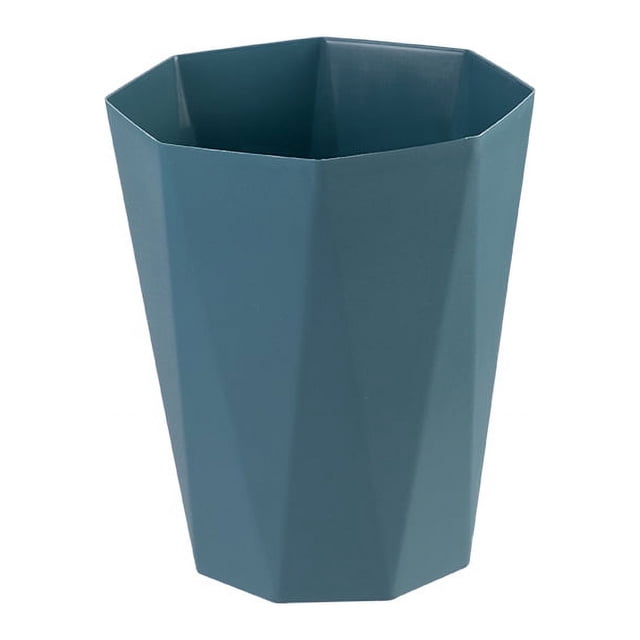 Papelera de plástico, contenedor de basura, papelera, cesta de papel, organizador de oficina para dormitorio, oficina y baño
