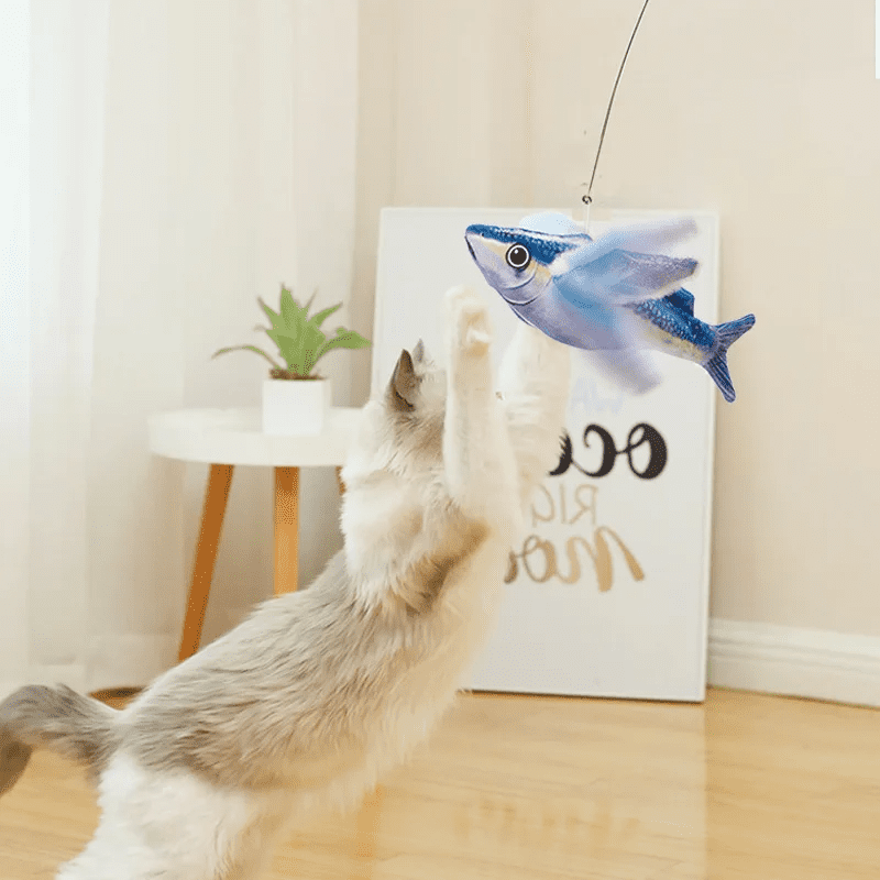 Popular Electric Chattering Bird Cat Toy Small Bird Sound Simulation Toy Cat Play Self-Hi Cat Teaser Play with cat