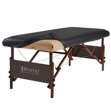 Master Massage Universal durable PU protection Upholstery Cover in black with air-layer backing machine washable
