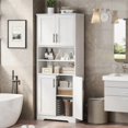 thumbnail image 3 of 1 Mdf, Glass 4-Door 2-Compartment Storage Cabinet, 3 of 9