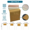 thumbnail image 6 of Burnt Orange Yellow Ombre Table Runner 70 Inches, Contemporary Art Abstract Aesthetics Bed Runner Dresser Scarves Tabletop for Indoor Outdoor Parties/Ceremony/Banquet, 13" x 70", 6 of 9