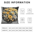thumbnail image 5 of Leisuo Green Throw Pillow Covers Black Gray Rose Decorative Throw Pillow Covers for Living Room Bed Flower Pillow Cases Spring Summer, 5 of 5