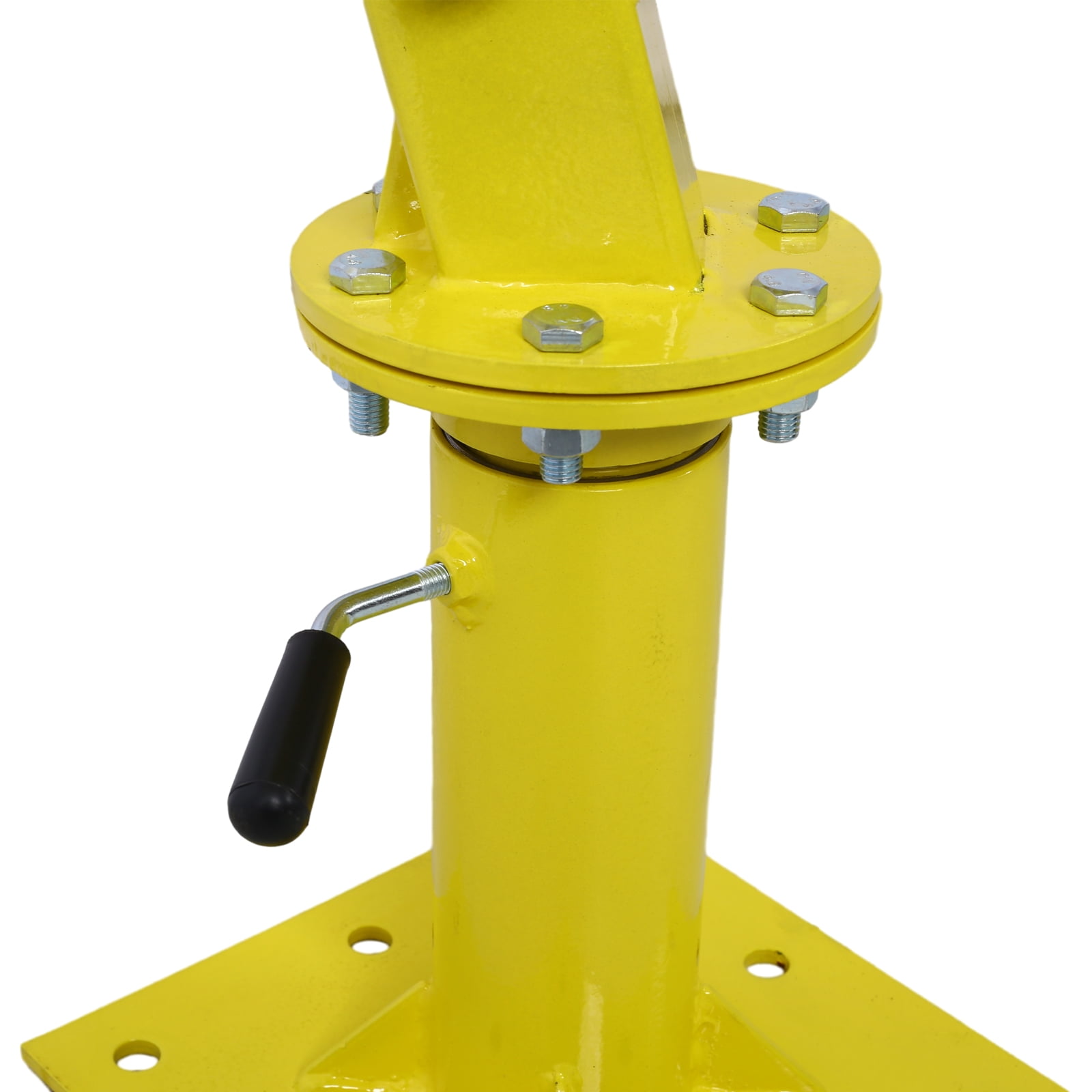 Truck Crane – Heavy-Duty Hydraulic Pickup Truck Bed Hoist with Hand Winch, 360° Swivel Jib Crane, 44.5" to 59" Boom Extension, Portable Engine Lifting Hoist for Trailers & Garages 1000 LB