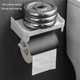thumbnail image 3 of Inteprter Soporte de rollo Soporte de pared Toalla de baño Servilletero Estante del teléfono Estante sin perforaciones Accesorio autoadhesivo Juegos de accesorios de baño Verde ostra Verde ostra, 3 of 6