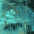 thumbnail image 1 of Ahgly Company Machine Washable Indoor Square Oriental Turquoise Blue Industrial Area Rugs, 7' Square, 1 of 4