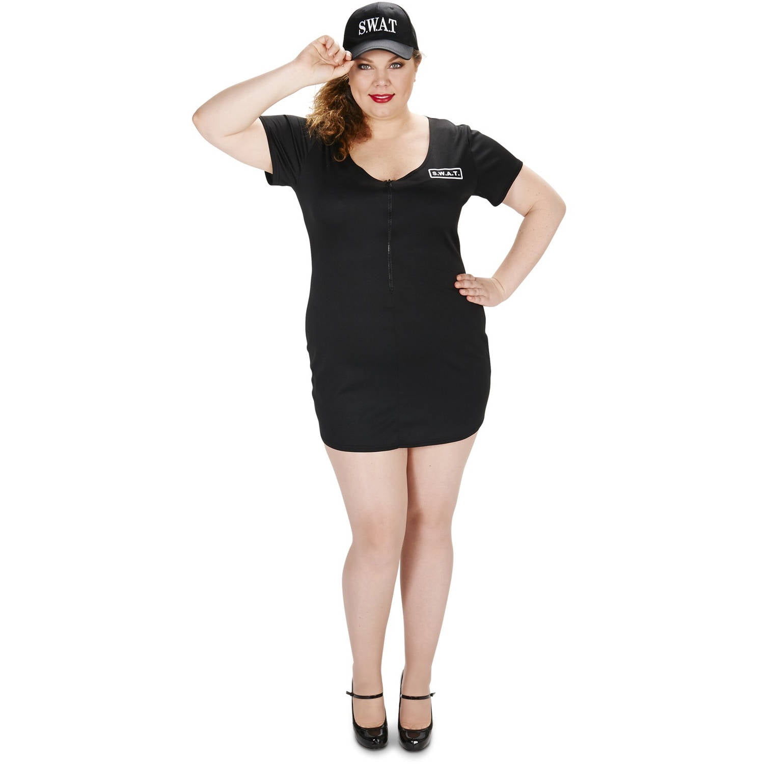 S.W.A.T. Dress Women's Plus Size Adult Halloween - Walmart.com