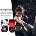 thumbnail image 1 of Guantes De Boxeo Guantes de boxeo de PU transpirables, guantes de combate de entrenamiento, duraderos para suministros deportivos Ndcxsfigh Para Estrenar, 1 of 4