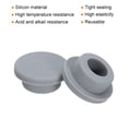 thumbnail image 3 of Uxcell High Temp Silicone Plug T Shaped Silicon Stopper for Powder Coating Sealing Plugs Dark Grey 35x15x25mm 10pcs, 3 of 6