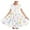 Multicolor 1, variant on 2025 Easter Children Clothing Girls Short Sleeve Round Neck Printed Stretchy Dance Skirt A Line Dress Multicolor 11-12 Years