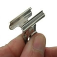 thumbnail image 4 of 10pcs 20mm Stainless Steel Round Ticket Holder Iron Ticket Holder Metal Bill Holder Financial Clip Z9G9, 4 of 8