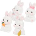 thumbnail image 3 of MasteelfCA 4pcs Resin Miniature Bunny Ornament Micro-landscape Rabbit Ornaments Mini Garden Decors, 3 of 7