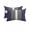 MidnightBlue, variant on Pack of 2 Outdoor Lumbar Pillow Covers 11x16 Inch, Midnight Blue Striped Waterproof Throw Pillow Covers Set, Beige Geometric Modern Art Indoor&Outdoor Decorative Cushion Cases for Patio Porch Car