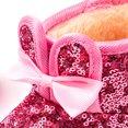thumbnail image 4 of UQJfacai Girls Glitter Snow Boots Toddler/Little Girls Warm Winter Sequin Comfy Cute Durable Outdoor Sparkle Princess Ankle Boots, 4 of 6