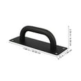 thumbnail image 2 of Toyvian Set of 2 Modern Black Stainless Steel Entrance Door Pull Handles with Stylish Door Hardware, 2 of 8