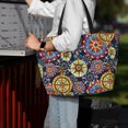 thumbnail image 7 of Balery Colorful Compasses Beach Travel Bag - Water-Resistant, Large Capacity Lightweight Tote with 7 Pockets for Women and Men - Perfect for Beach, Pool, Gym, and Travel, 7 of 7