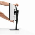 thumbnail image 4 of StarTech.com Crossbar Dual Monitor Desk Stand For 27inch Screens, Max Cap 26.4lb, VESA Mount 75x75/100x100, Toolless Height Adjustment, 4 of 10