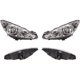 thumbnail image 1 of Faros DEPO Para Peugeot 308 2012-2013 Halógeno 2 Piezas Con Motor 019-2409-02,019-2409-03, 1 of 3