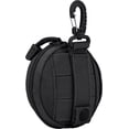 thumbnail image 2 of LAICAIW Outdoor Circle Carrying Key Holder Case Small Zipper Coin Purse Keychain Wallet Bag (Black + Khaki + Green), 2 of 7