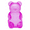 Purple,1PC, variant on 2026 Gummy Bear Squishy, Stress Bear Squishy Balls, Sugar Filled Squishy Toys Stress Relief, High Density Squeeze Balls Calming, Ultra Soft Fidget Toys for Anxiety Relief (Pink,1PC)