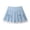 AB896 Blue, variant on Kids Pleated Skirt Girls Bowknot Elastic Waist Bottom Relaxed Fit A-Line Skirt For Active Wear, Size 10-15 Years, Black