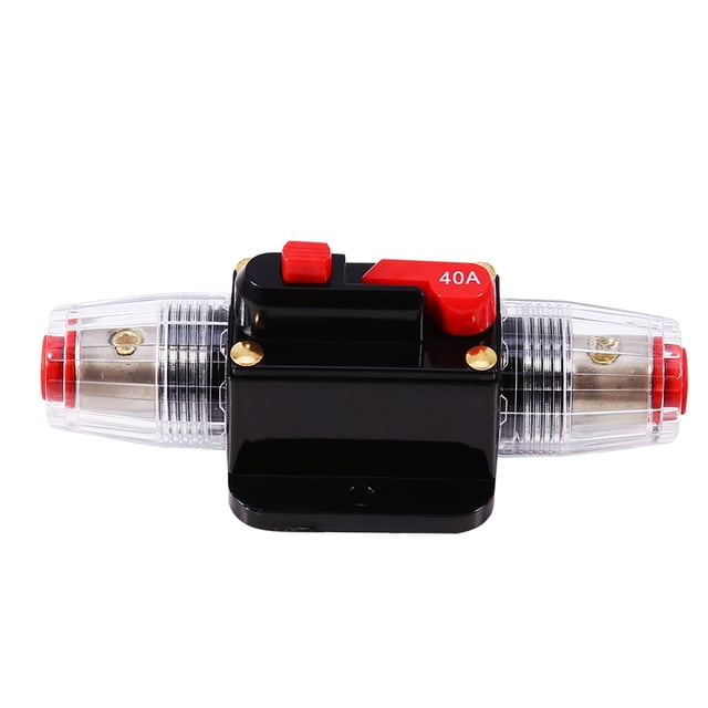 1pc 12V DC 40A disyuntor reinicio fusible reiniciable conveniente fácil uso para coche