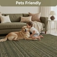 thumbnail image 5 of SIXHOME 8x10 Washable Area Rug Non Slip Vintage Boho Tribal Rug for Living Room Bedroom Low Pile Farmhouse Green, 5 of 7
