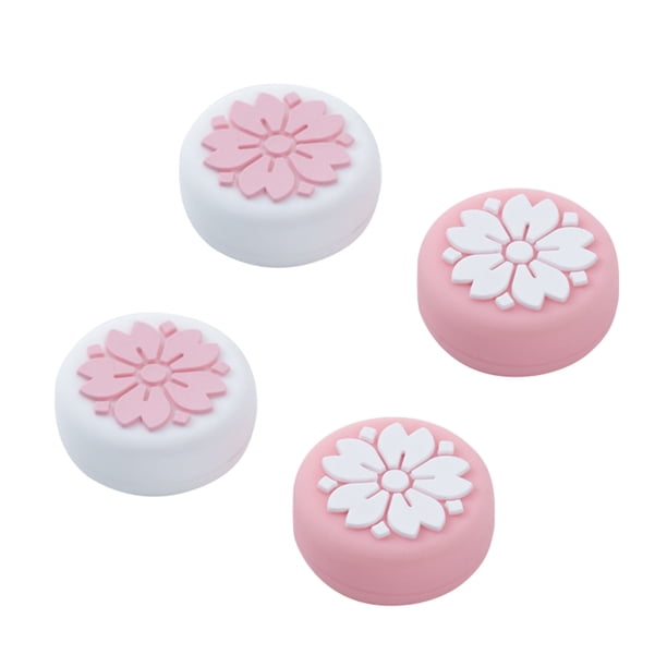 Silicona suave Joystick Analog Stick Grip Cap Cubierta protectora para Nintendo Switch Joy-cons 4 piezas Scienceny EL3378-01B