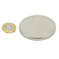 thumbnail image 2 of N42 Neodymium Disc Magnet - 60mm dia x 5mm thick - 50.05lbs Pull (Pack of 1), 2 of 2