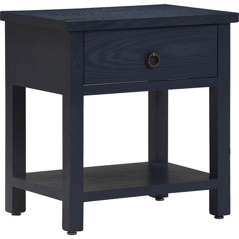 Truly Home Gordon Accent Table Navy Blue