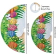 thumbnail image 3 of Coolnut Christmas Tree Skirt, 48", Easter Tree Skirt Double Layers Polyester Easter Tree Skirt for Easter Holiday Party Decoration, 3 of 6
