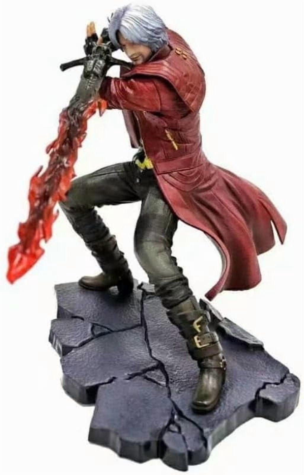 New Dante Figure, Nero Figure, Fighting Action Figures Handmade PVC Anime Cartoon Manga Game Character Model Statue Collectible Craft Gift (b)