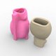 thumbnail image 4 of Tealight Candle Holder Resin Mold Candlestick Epoxy Casting Silicone Mold for DIY Flowerpot Trinket Container Home Decor, 4 of 4