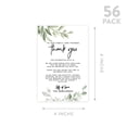 thumbnail image 5 of Koyal Wholesale Greenery Wedding Card for Table Reception, 56- Pack, 5 of 5