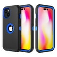 thumbnail image 4 of Xhy iPhone 14 Plus Case with Privacy Screen and Lens Protector Military Grade Heavy Duty 3 in 1 Shockproof Armor Durable Detachable for iPhone 14 Plus 6.7 inch 2022 Phone -Black+Dark Blue, 4 of 6