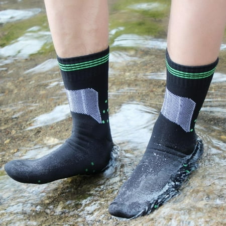 

Popvcly Mountaineering Waterproof Socks Outdoor Ski Wading Socks Breathable Sweat Windproof Warm Socks