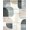 Gray Cream Gold, Pattern 11, variant on ODIKA 8'x10' Washable Area Rug Grey Abstract Under Vintage Geometric Distressed Pile Pixel for Living Room, Sectional, Family , Durable, Non-Slip