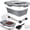White, variant on White Collapsible Rolling Airtight Dog Food Storage Container, 10-20lb Capacity
