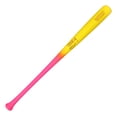 thumbnail image 1 of Beisbolmania Bat Beisbol BM271 Elite Bamboo Adulto 33" Rosa con Amarillo, 1 of 1