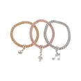thumbnail image 3 of uds pulsera de cadena de maíz aleación símbolo musical colgante moda exquisita pulsera accesorio de joyería, 3 of 5