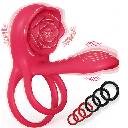 Vibrating Penis Ring Adult Sex Toys for Men