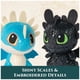 thumbnail image 5 of Peluches de DreamWorks Dragons Toothless y Deadly Nadder de 7,5 cm, paquete de 2, 5 of 9